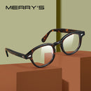 MERRYS DESIGN Classic Acetate Glasses Frame For Men Women Fashion Myopia Prescription Glasses Frames Optical Eyewear S2546