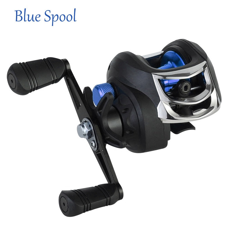 Bait casting Reel Magnetic brake system Reel 10KG Max Drag 7.1:1 High Speed Fishing Reel Fishing Accessories metal Fishing wheel