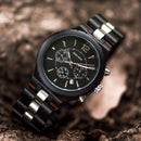 BOBO BIRD Men Watch Wood Luxury Stylish Watches Timepieces Chronograph Military Quartz Great Men&