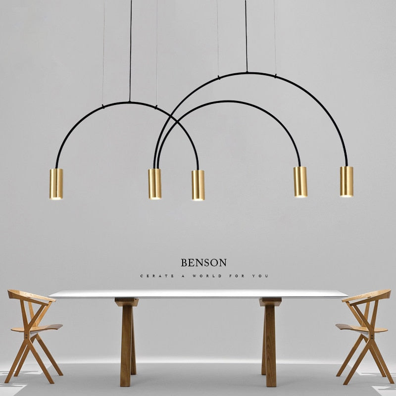 Nordic Kurze Esszimmer Kronleuchter Beleuchtung Moderne Designer Büro Kronleuchter Licht Vintage Spot Hängeleuchten / LED Lampe
