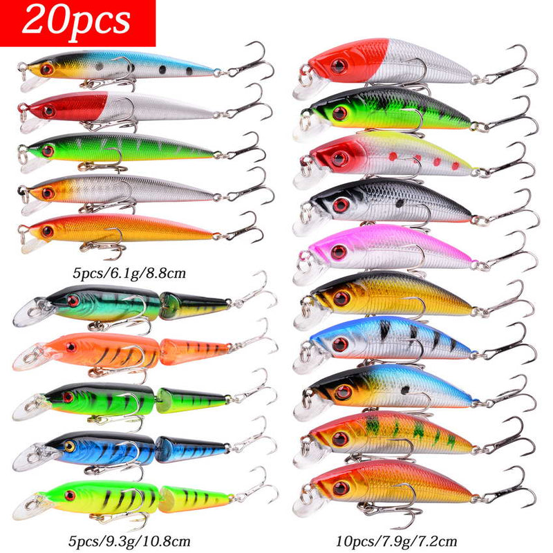 Almighty Mixed Fishing Lure Kits Wobbler Crankbait Swimbait Minnow Hard Baits Spiners Carp Bait Set Fishing Tackle