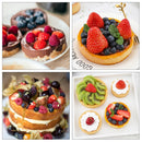 6 8 10 CM Stainless Steel Tart Mold Ring Tartlet Cake Mousse Molds Cookies Pastry Circle Cutter Pie Ring Perforated