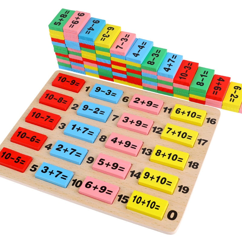 Math Toys for Children Kids Mathematics Numbers Magic Cube Toy Puzzle Game Gift Magico Adult Educational Wooden Montessori Toys