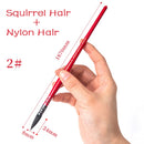 Handmade Watercolor Paint Brush Squirrel Nylon Hair Pointed Painting Brush Set for Watercolor Brush Painting Set Art Supplies