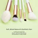 Jessup 10-teiliges Make-up-Pinsel-Set Foundation Powder Definer Shader Lidschatten Eyeliner Eyebrow Kисти для Mакияжа T223