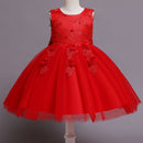 Pegeant Sequined Backless Kids Dresses for Girls Wedding Party Princess Dresses Baby Girls First Communion Layered Tutu Dresses