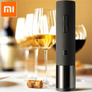 Xiaomi Mijia Automatic Red Wine Bottle Opener Electric Wine Opener Cap Stopper Fast Decanter Set Corkscrew Foil Cutter Cork Out