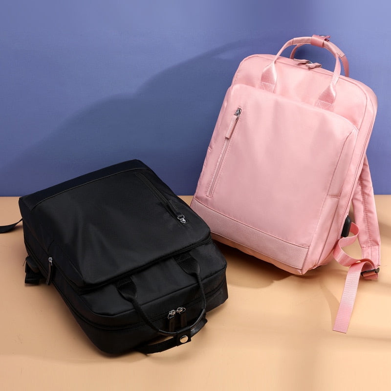 New Women Backpacks Children Backpack Female Fashion Backpack Waterproof Nylon School Laptop Book Bags for Teenage Girls Bagpack