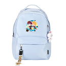 Anime Haikyuu Karasuno VBC Women Backpack Kawaii Pink School Bags Nylon Bookbag Cartoon Travel Bagpack Small School Rugzak