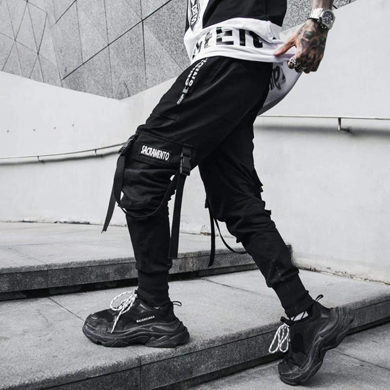 11 BYBB'S DARK Ribbons Schwarze Haremshose Herren 2020SS Casual Slim Track Hose Hose Hip Hop Streetwear Jogginghose Jogger Male