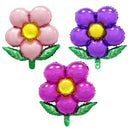 Flower Foil Balloons leaf Flower Baloon Birthday Party Wedding decorations Party Suplies Globos Baby Shower Girls Children toys