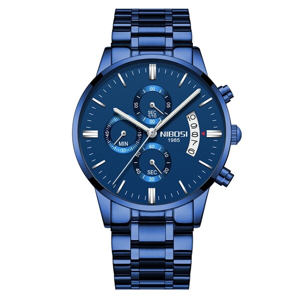 NIBOSI 2022 NewMen Watch Top Brand Fashion Watches Relogio Masculino Military Quartz Wrist Watches Hot Clock Male Sports