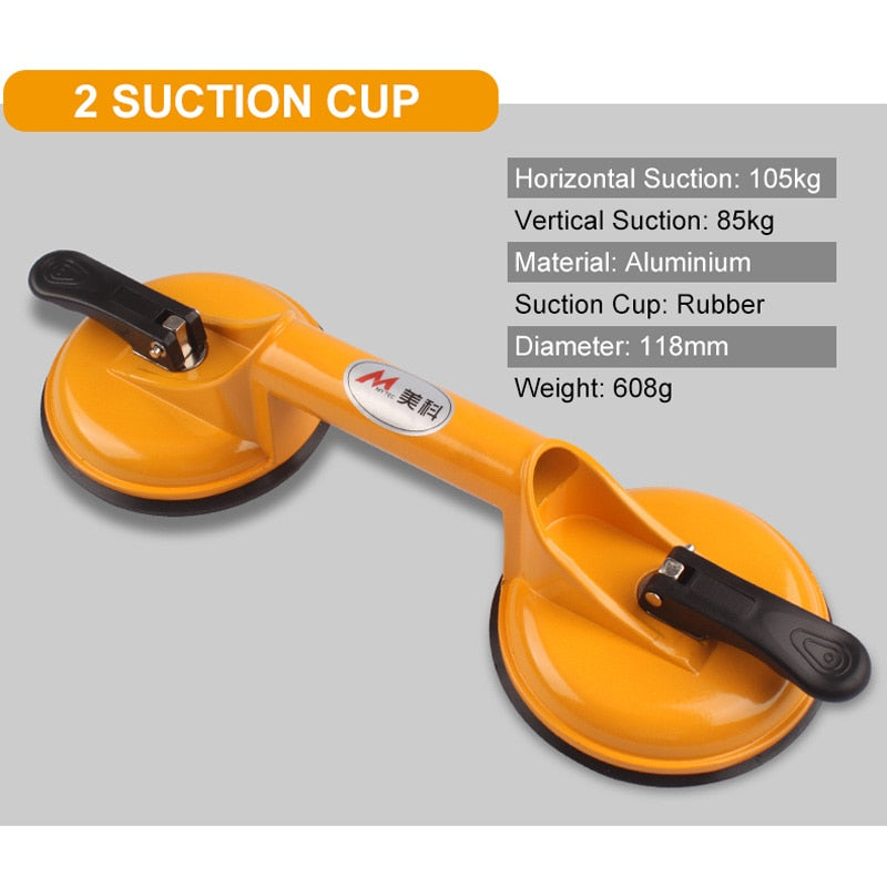 Vacuum Suction Cup Grip Sucker Plate Single Claw Double-claw Three -jaw Suction Puller For Tile  Glass Floor Sucker Lifting Tool