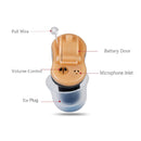 Meling Q10 Wireless Hearing Aids Mini CIC Invisible Heaing Aid Sound Amplifier Ear Hearing Portable for Deaf Elderly Dropship