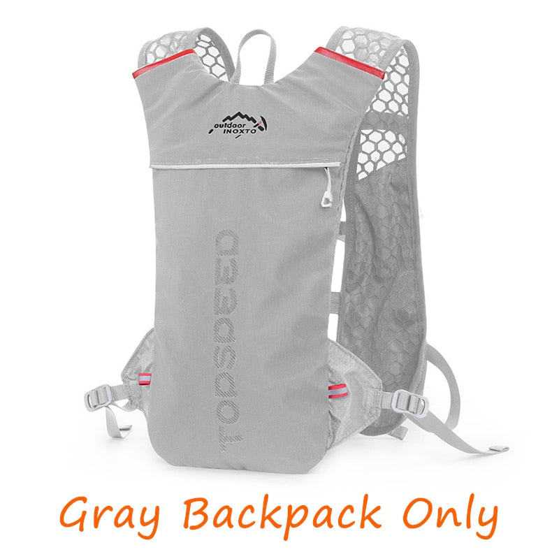 Ultraligero Trail Running Mochila Deporte al aire libre Ciclismo Hidratación Chaleco Paquete Mochila Bolsa 1.5L Bolsa de agua Vejiga