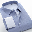 Large Size XXL-10XL 2020 Fashion New Style Men's Winter Warm Plaid Shirt Winter Thick Soft Business Casual Long-sleeved Shirt