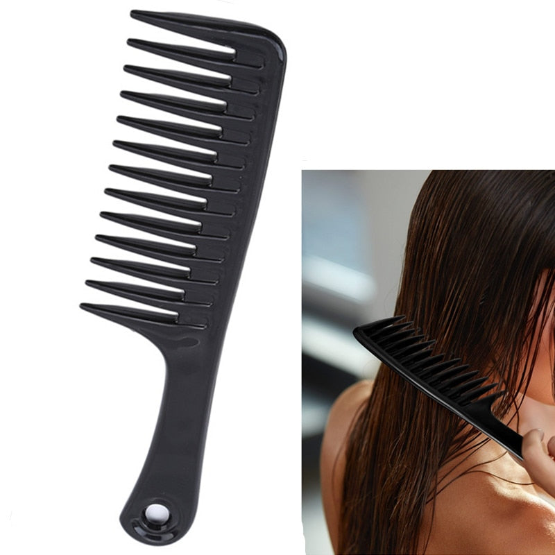 4 Colors Grove Hairdressing Comb Heat Resistant Woman Wet Detangle Curly Hair Brushes Pro Salon Styling Tools Hair Brush Comb