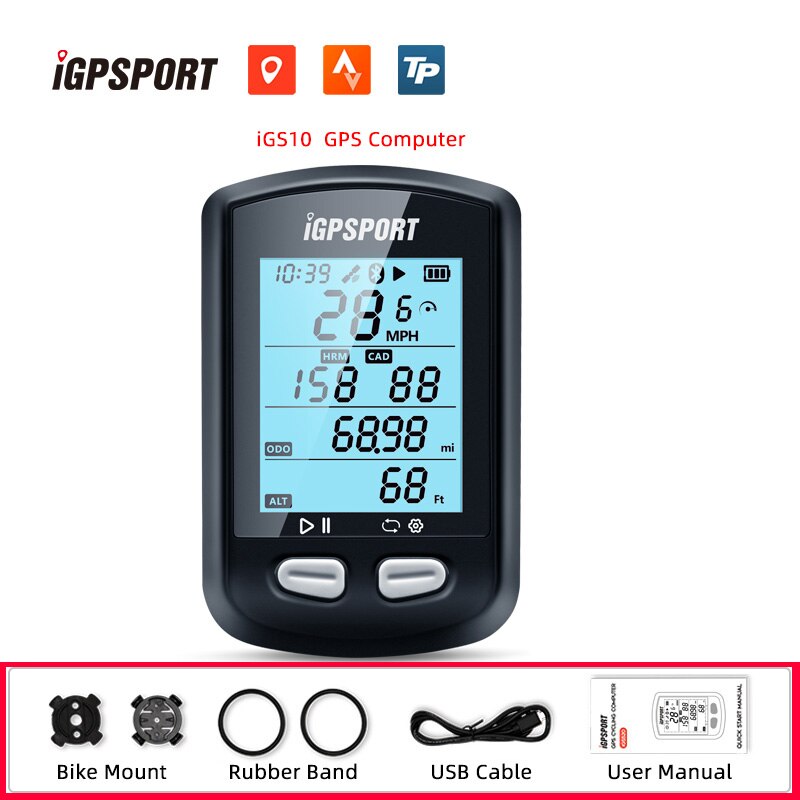 iGPSPORT iGS10 S GPS habilitado bicicleta ordenador iGPS 10s carretera/MTB velocímetro inalámbrico odómetro