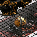 Beier Natural stone ring men Vintage Tiger Eye rings for men Male Finger jewelry BR8-736