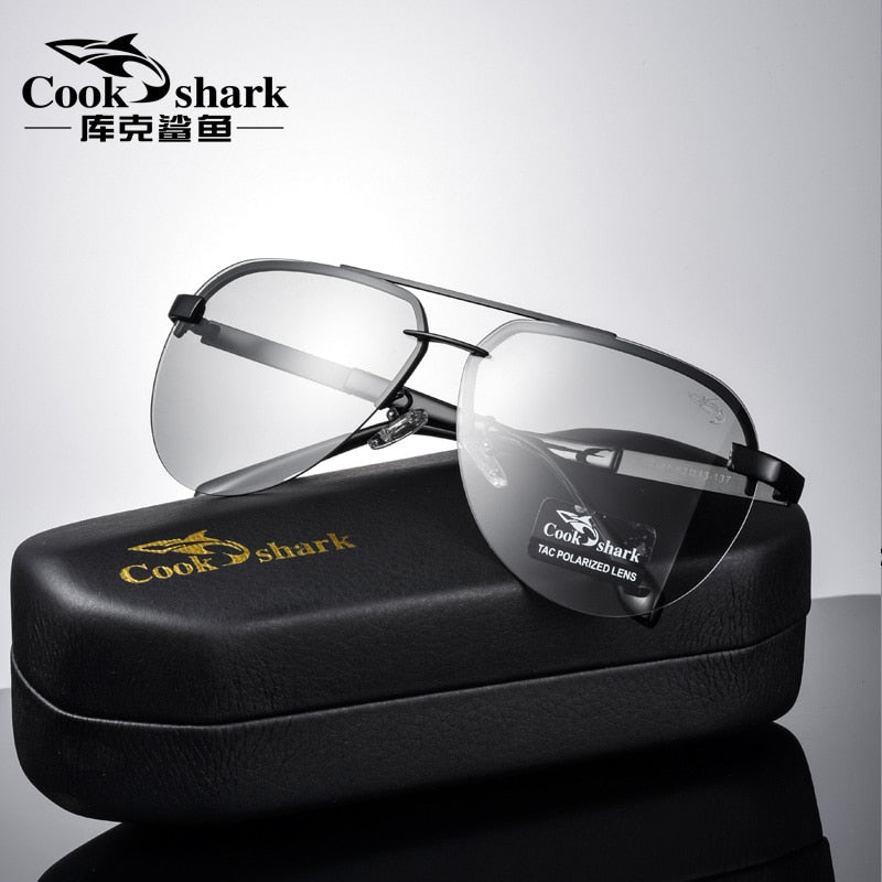 Cookshark gafas de sol hombre gafas de sol polarizadas conductor conductor hipster rana espejo