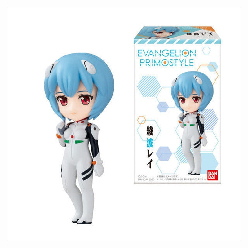 Original EVA Gashapon Anime Action Figure Toys You Can Advance 2:22 Nagisa Ayanami Rei Asuka Langley Makinami PVC ABS Toy Dolls