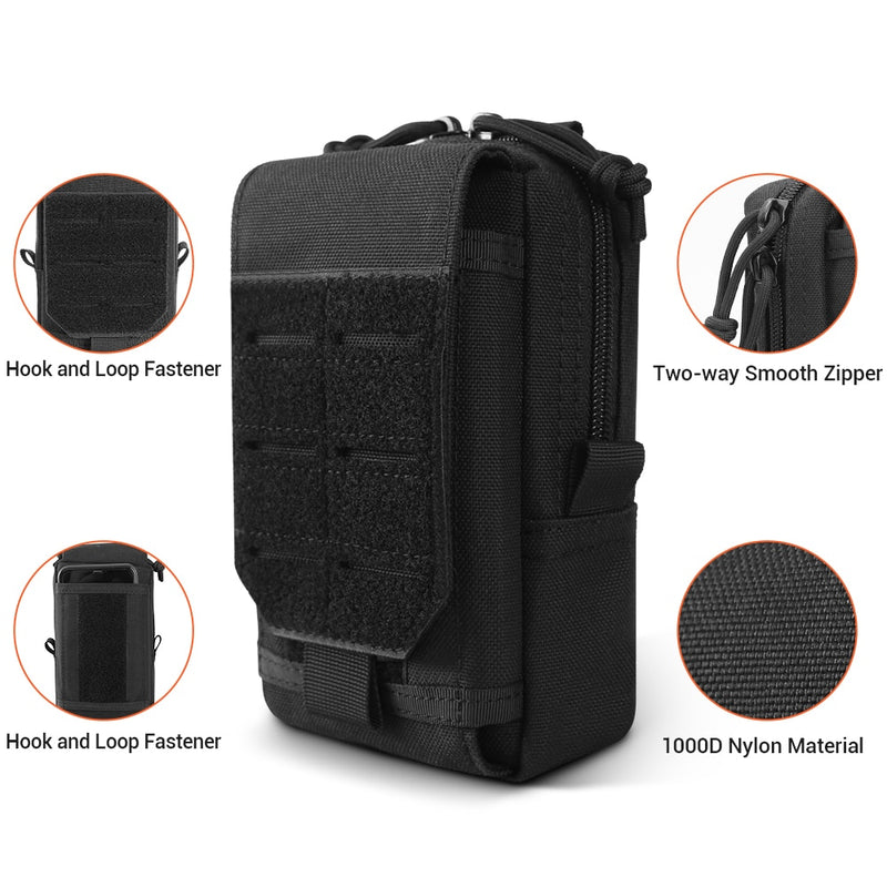 1000D Tactical Molle Pouch Military Waist Bag Outdoor Men EDC Tool Bag Vest Pack Purse Mobile Phone Case Hunting Compact Bag