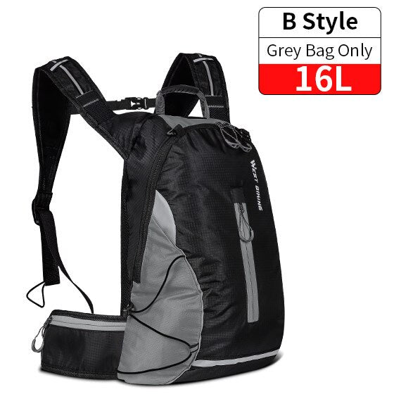 WEST BIKING Wasserdichte Fahrradtasche Tragbare Reflektierende Sport Radfahren Rucksack Outdoor Wandern Klettern MTB Fahrrad Zubehör