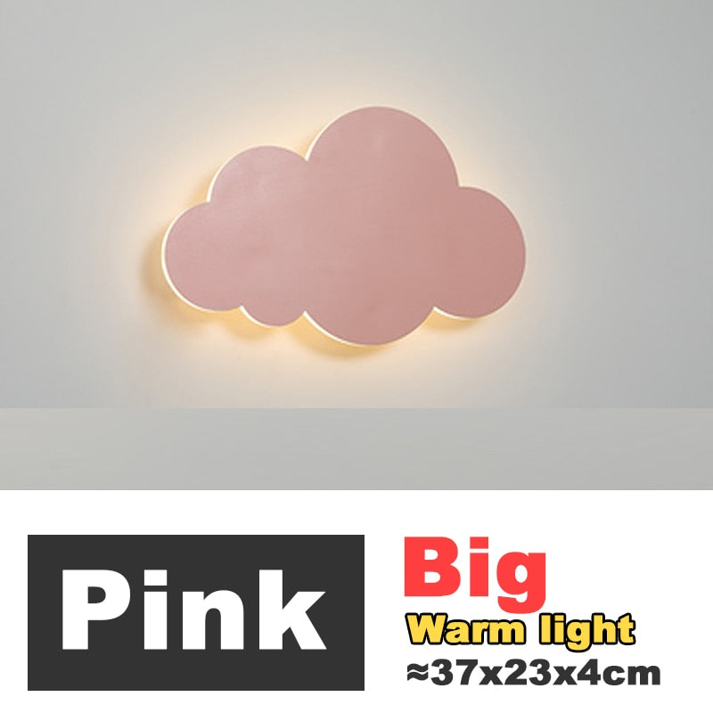 Homhi Cloud Kids Wall Decor Loft Bed Wall Light Fixture Habitación de los niños Sconce In The Nursery Lámparas Decoración estética HWL-016