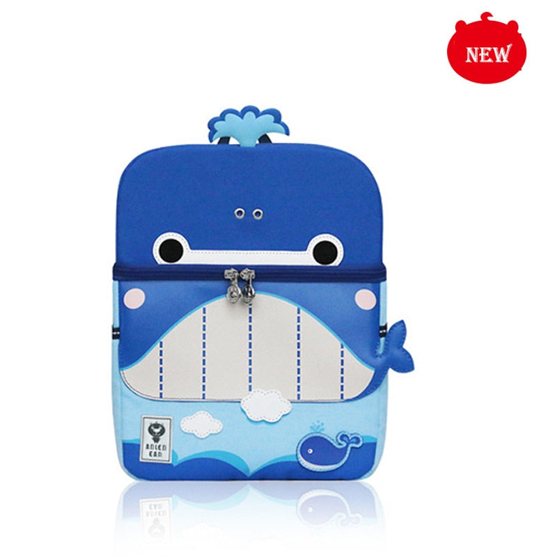 Kid Unicorn Backpack Cute 3D Cartoon Dinosaur Anti-lost Kindergarten Orthopedic School Bag for Girl Children Mochila Bookbag