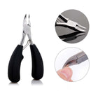 Toe Nail Clippers Remove Dead Skin Nail Correction Nippers Ingrown Toenail Cuticle Scissor Edge Cutter Thick Pedicure Care Tool