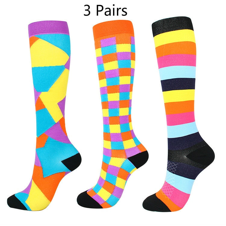 Unisex Sports Compression Socks for Men &amp; Women Cycling Running Football Nurse Athletic Travel Recover Medical,Pregnancy