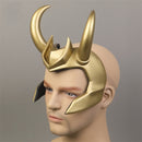 Movie Thor 3 Ragnarok Loki Laufeyson PVC Cosplay Costumes Mask Helmet Halloween Prop