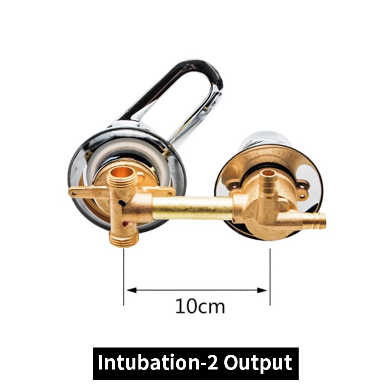 Vagsure 2/3/4/5 Ways Water Outlet Cold and Hot Intubation 10/12.5/14.5cm Brass Diverter Shower Faucets Mixer Valve Set Bathroom