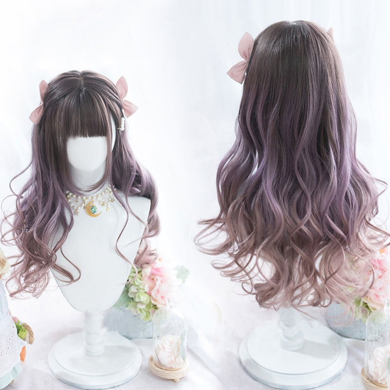 SHANGKE Synthetische Rot Schwarz Blond Weiß Lolita Perücken Für Frauen Lange Gerade Perücke Mit Pony Genshin Impact Cosplay Perücke