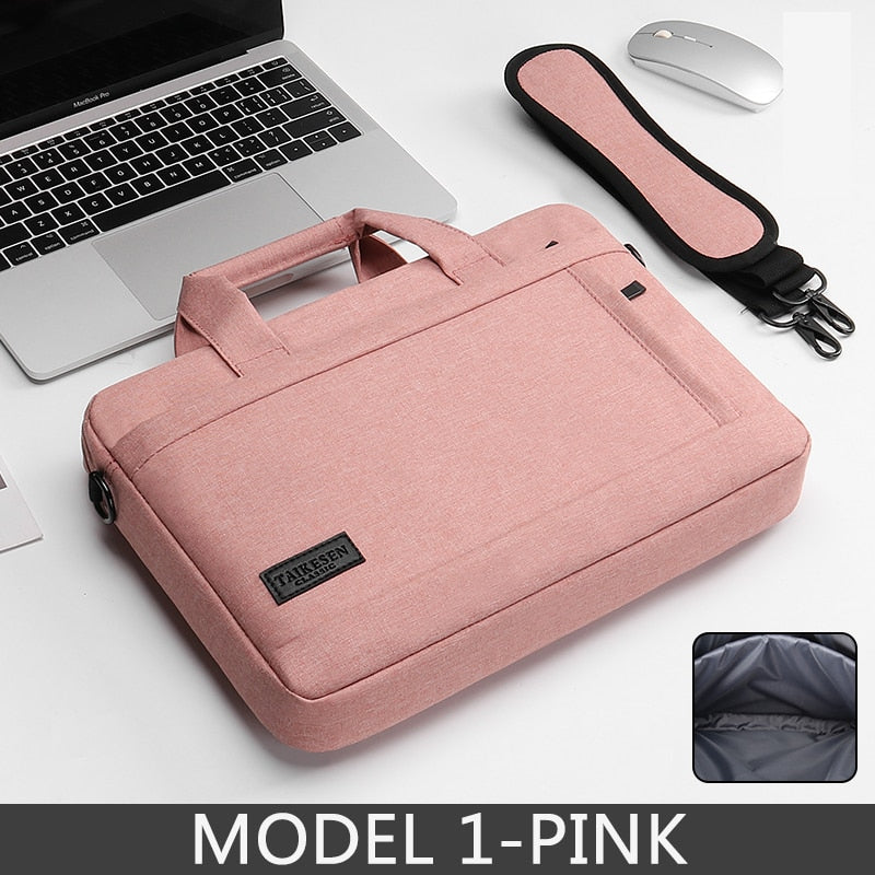 Laptoptasche Hülle Schutzhülle Schultertasche für Pro 13 14 15.6 17 Zoll MacBook Air ASUS Lenovo Dell Huawei Handtasche