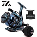 Double Spool Spinning Fishing Reel Metal Arm l Fishing Reels Saltwater Carp Feeder Baitcast Casting Reel