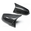 2 piezas tapa de la cubierta del espejo retrovisor negro carbón para BMW Serie 1 2 3 4 XM 220i 328i 420i F20 F21 F22 F23 F30 F32 F33 F36 X1