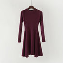 Women Long Sleeve Sweater Dress Women&