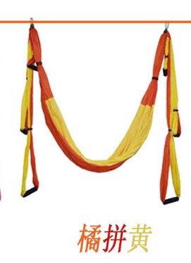 6 handle Anti-Gravity yoga hammock fabric Yoga Flying Swing Traction Device Yoga hammock set Equipment for Pilates body shaping