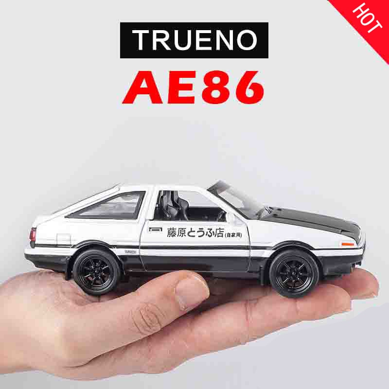 1:28 Toy Car INITIAL D AE86 Metal Toy Alloy Car Diecasts &amp; Toy Vehicles Car Model Miniature Scale Model Car Toys For Children