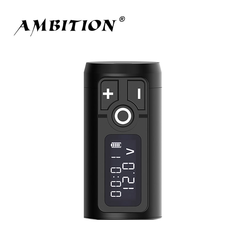 Ambition wireless battery pack for tattoo machine stable 2A output professional tattoo equipment