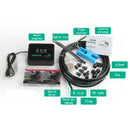 Sistema de riego automático inteligente para sistema de riego por aspersión de jardín, equipo de riego de paisajismo por aspersión de acuario cronometrado