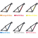 BXT 26er MTB Mountain Bike Frame 14inch Full Carbon Kids Bike Frame 160mm Disc Brake T1000 Carbon Fiber MTB Bicycle Frame 26er