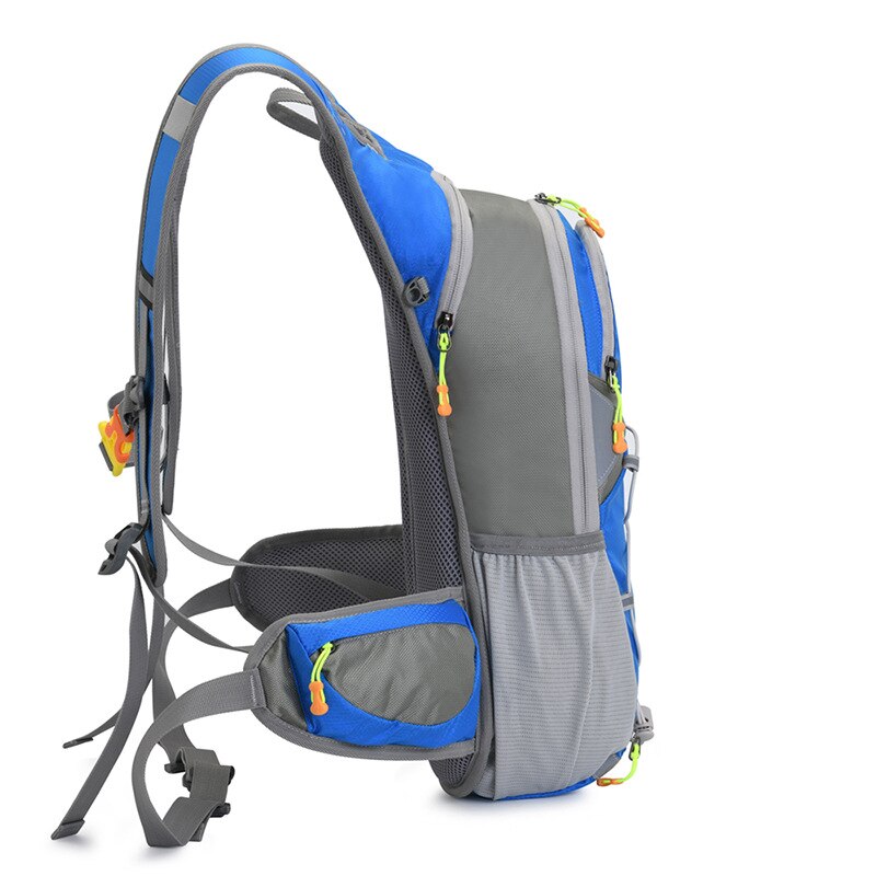 15L Deportes al aire libre Ciclismo Camping Mochila Senderismo Correr Bicicleta Equitación Hidratación Bolsa de agua Paquete Vejiga Mochila con casco Net