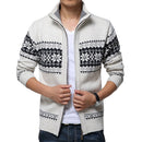 Neue Herbst Winter Herren Pullover Wolle Herren Stehkragen Einfarbig Casual Pullover Herren Thick Fit Marke Strickjacken