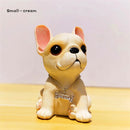 Creative French bulldog figurine home decoration car interior Ornament resin Animal sculpture crafts desktop decor birthday gift
