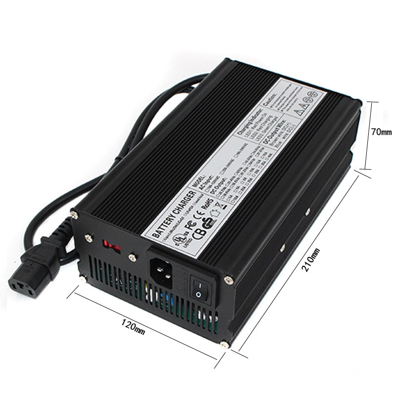 54.6V 10A Li-ion Battery Charger lithium ion battery charger 13S 48V li-ion battery charger