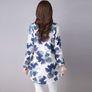 Lotus Blossom Linen Heritage Blouse