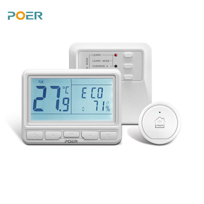 Termorregulador programable inalámbrico habitación digital wifi inteligente suelo termostato caldera controlador de temperatura funciona con Alexa