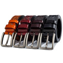 DINISITON Genuine Leather Belts for men Designer Belt Male Print Vintage Pin Buckle Luxury Strap New Fashion High Quality YH918